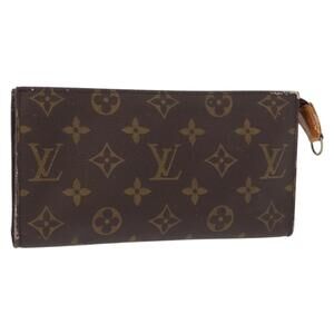 LOUIS VUITTON Monogram Bucket GM Accessory Pouch LV Auth 159669